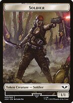 Matte Finish Warhammer 40,000 Tokens Soldier ( #3 )