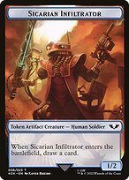 Matte Finish Warhammer 40,000 Tokens Sicarian Infiltrator ( #8 )