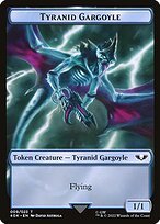 Matte Finish Warhammer 40,000 Tokens Tyranid Gargoyle ( #9 )