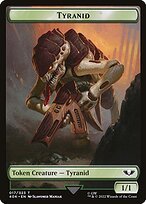 Matte Finish Warhammer 40,000 Tokens Tyranid ( #17 )