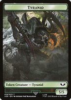 Matte Finish Warhammer 40,000 Tokens Tyranid ( #18 )