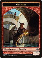 Matte Finish Aether Revolt Tokens Gremlin ( #1 )