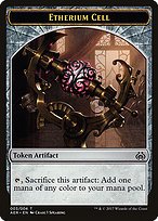 Matte Finish Aether Revolt Tokens Etherium Cell ( #3 )