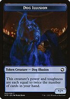 Matte Finish Adventures in the Forgotten Realms Tokens Dog Illusion ( #3 )