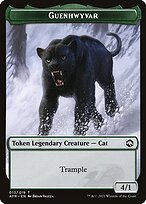 Matte Finish Adventures in the Forgotten Realms Tokens Guenhwyvar ( #13 )