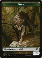 Matte Finish Adventures in the Forgotten Realms Tokens Wolf ( #14 )