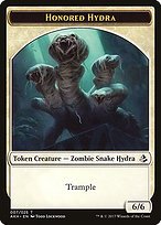 Glossy Finish Amonkhet Tokens Honored Hydra ( #7 )