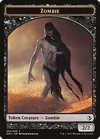 Glossy Finish Amonkhet Tokens Zombie ( #20 )
