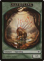 Matte Finish Shards of Alara Tokens Saproling ( #9 )