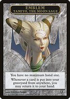 Matte Finish Avacyn Restored Tokens Tamiyo, the Moon Sage Emblem ( #8 )