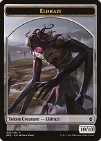Glossy Finish Battle for Zendikar Tokens Eldrazi ( #1 )