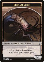 Glossy Finish Battle for Zendikar Tokens Eldrazi Scion ( #2 )