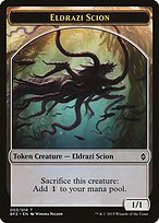 Glossy Finish Battle for Zendikar Tokens Eldrazi Scion ( #3 )