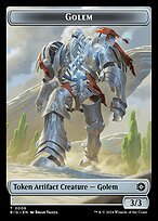 Matte Finish The Big Score Tokens Golem ( #6 )