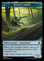 Matte Finish Bloomburrow Tokens Splash Lasher ( #8 )