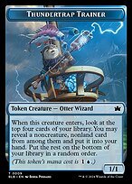 Matte Finish Bloomburrow Tokens Thundertrap Trainer ( #9 )