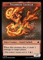 Matte Finish Bloomburrow Tokens Steampath Charger ( #19 )