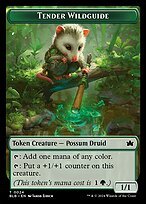 Matte Finish Bloomburrow Tokens Tender Wildguide ( #24 )