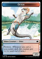 Matte Finish Bloomburrow Tokens Otter ( #25 )