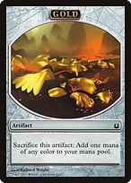 Matte Finish Born of the Gods Tokens Gold ( #10 )