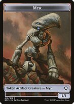 Glossy Finish The Brothers' War Commander Tokens Myr ( #10 )