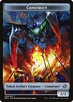Matte Finish The Brothers' War Tokens Construct ( #4 )
