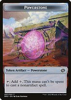 Matte Finish The Brothers' War Tokens Powerstone ( #7 )