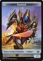 Matte Finish The Brothers' War Tokens Soldier ( #8 )