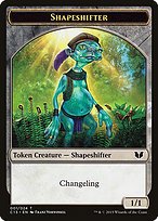 Matte Finish Commander 2015 Tokens Shapeshifter ( #1 )