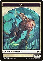Matte Finish Commander 2015 Tokens Cat ( #3 )