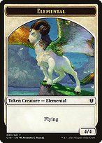 Glossy Finish Commander 2016 Tokens Elemental ( #3 )
