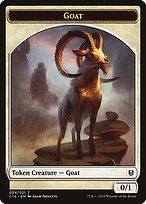 Glossy Finish Commander 2016 Tokens Goat ( #4 )