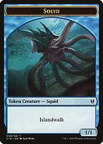 Glossy Finish Commander 2016 Tokens Squid ( #8 )