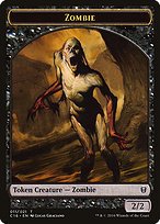 Glossy Finish Commander 2016 Tokens Zombie ( #11 )