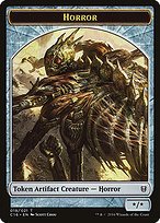 Glossy Finish Commander 2016 Tokens Horror ( #19 )