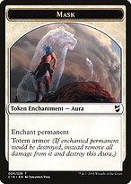 Glossy Finish Commander 2018 Tokens Mask ( #4 )