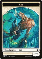 Glossy Finish Commander 2018 Tokens Cat ( #5 )