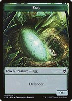 Matte Finish Commander 2019 Tokens Egg ( #16 )