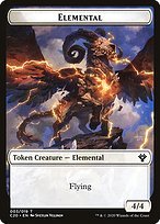 Glossy Finish Commander 2020 Tokens Elemental ( #3 )