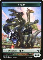 Glossy Finish Commander 2020 Tokens Hydra ( #12 )