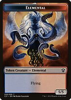 Glossy Finish Commander 2021 Tokens Elemental ( #20 )