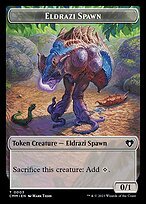Glossy Finish Commander Masters Tokens Eldrazi Spawn ( #3 )