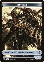 Glossy Finish Commander Legends Tokens Horror ( #10 )