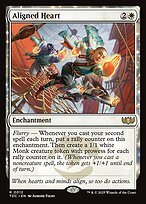 Glossy Finish Tarkir: Dragonstorm Commander Aligned Heart ( #12 )