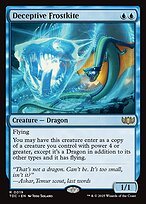 Glossy Finish Tarkir: Dragonstorm Commander Deceptive Frostkite ( #19 )