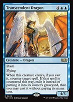 Glossy Finish Tarkir: Dragonstorm Commander Transcendent Dragon ( #22 )