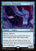 Glossy Finish Tarkir: Dragonstorm Commander Voracious Bibliophile ( #23 )