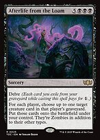 Glossy Finish Tarkir: Dragonstorm Commander Afterlife from the Loam ( #25 )