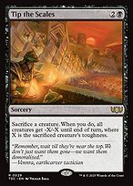 Glossy Finish Tarkir: Dragonstorm Commander Tip the Scales ( #29 )