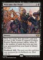 Glossy Finish Tarkir: Dragonstorm Commander Welcome the Dead ( #30 )